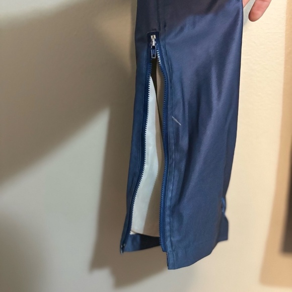 Vintage Navy Asics Gortex Track Pants with Zippers - Picture 10 of 15